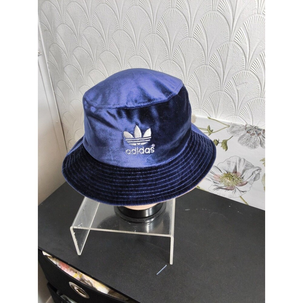 Adidas Unisex Reverseable Bucket Hat Cap Blue/Brown OSFA